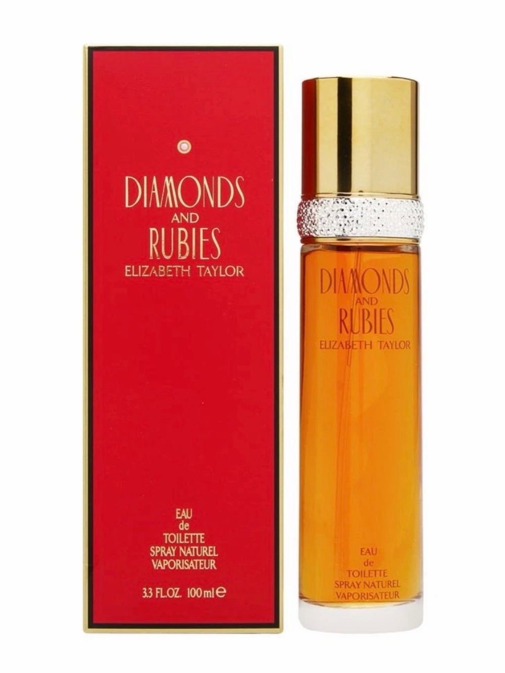Diamonds Rubies by Elizabeth Taylor for Women 3.3 oz EDT Spray Brand New